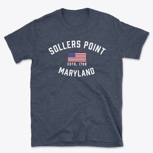 Sollers Point Maryland Patriot Basic T-Shirt