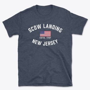 Scow Landing New Jersey Patriot Basic T-Shirt