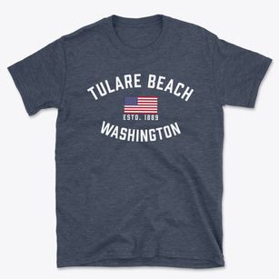 Tulare Beach Washington Patriot Basic T-Shirt