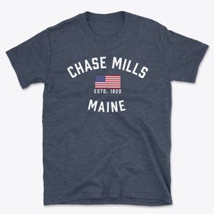 Chase Mills Maine Patriot Basic T-Shirt