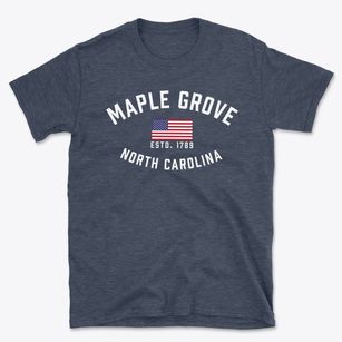 Maple Grove North Carolina Patriot Basic T-Shirt