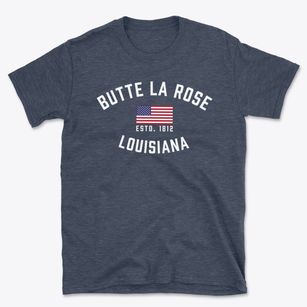 Butte La Rose Louisiana Patriot Basic T-Shirt