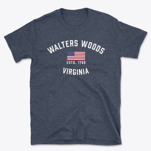 Walters Woods Virginia Patriot Basic T-Shirt
