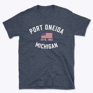 Port Oneida Michigan Patriot Basic T-Shirt