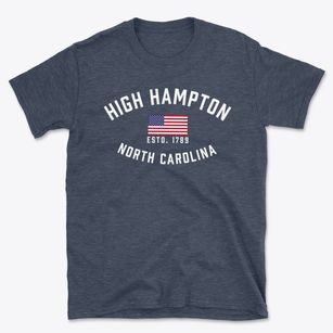 High Hampton North Carolina Patriot Basic T-Shirt