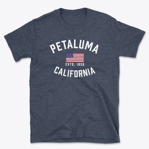 Petaluma California Patriot Basic T-Shirt
