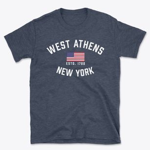 West Athens New York Patriot Basic T-Shirt