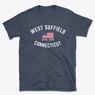West Suffield Connecticut Patriot Basic T-Shirt
