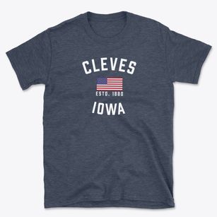 Cleves Iowa Patriot Basic T-Shirt