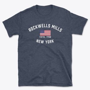 Rockwells Mills New York Patriot Basic T-Shirt