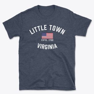 Little Town Virginia Patriot Basic T-Shirt