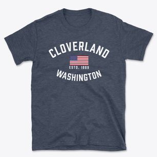 Cloverland Washington Patriot Basic T-Shirt