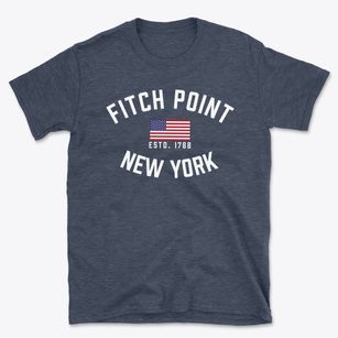 Fitch Point New York Patriot Basic T-Shirt