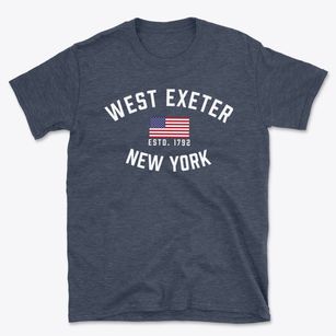 West Exeter New York Patriot Basic T-Shirt