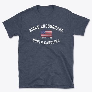 Hicks Crossroads North Carolina Patriot Basic T-Shirt