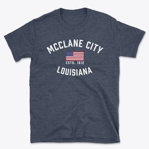 Mcclane City Louisiana Patriot Basic T-Shirt