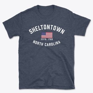 Sheltontown North Carolina Patriot Basic T-Shirt