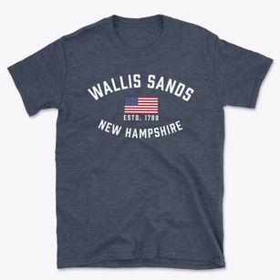 Wallis Sands New Hampshire Patriot Basic T-Shirt