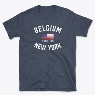 Belgium New York Patriot Basic T-Shirt