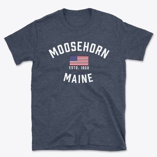 Moosehorn Maine Patriot Basic T-Shirt
