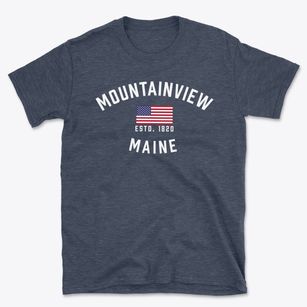 Mountainview Maine Patriot Basic T-Shirt