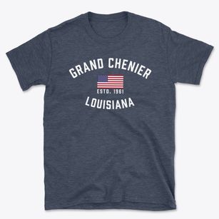 Grand Chenier Louisiana Patriot Basic T-Shirt