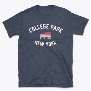 College Park New York Patriot Basic T-Shirt