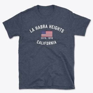 La Habra Heights California Patriot Basic T-Shirt