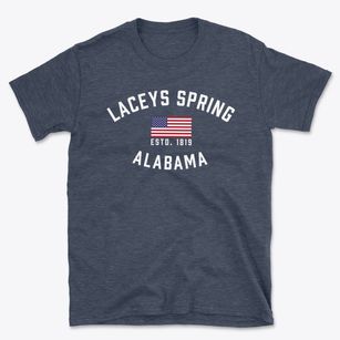 Laceys Spring Alabama Patriot Basic T-Shirt