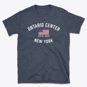 Ontario Center New York Patriot Basic T-Shirt