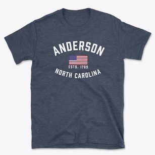 Anderson North Carolina Patriot Basic T-Shirt