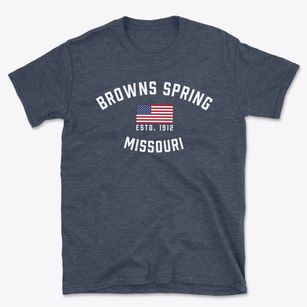 Browns Spring Missouri Patriot Basic T-Shirt