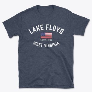 Lake Floyd West Virginia Patriot Basic T-Shirt