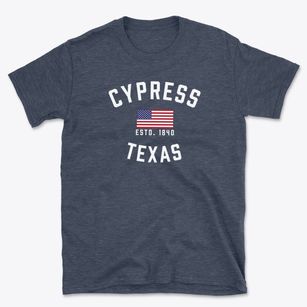 Cypress Texas Patriot Basic T-Shirt
