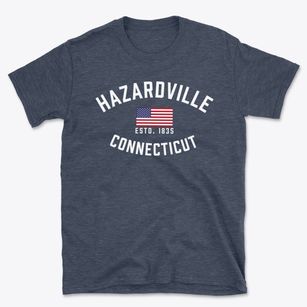 Hazardville Connecticut Patriot Basic T-Shirt