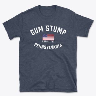 Gum Stump Pennsylvania Patriot Basic T-Shirt
