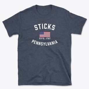 Sticks Pennsylvania Patriot Basic T-Shirt