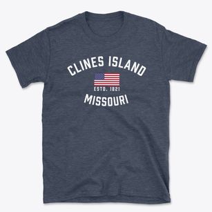 Clines Island Missouri Patriot Basic T-Shirt