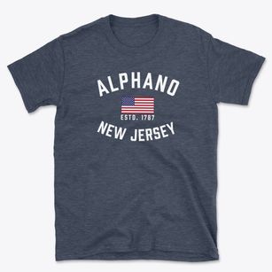 Alphano New Jersey Patriot Basic T-Shirt