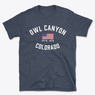 Owl Canyon Colorado Patriot Basic T-Shirt