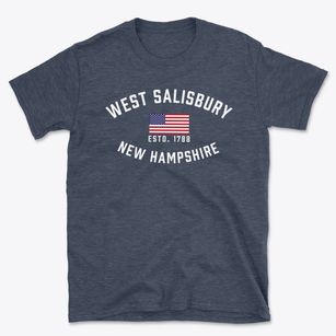 West Salisbury New Hampshire Patriot Basic T-Shirt