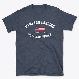 Hampton Landing New Hampshire Patriot Basic T-Shirt
