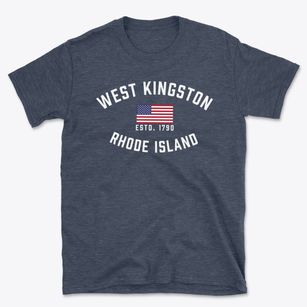 West Kingston Rhode Island Patriot Basic T-Shirt