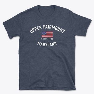 Upper Fairmount Maryland Patriot Basic T-Shirt