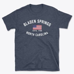 Bladen Springs North Carolina Patriot Basic T-Shirt