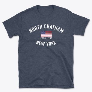 North Chatham New York Patriot Basic T-Shirt