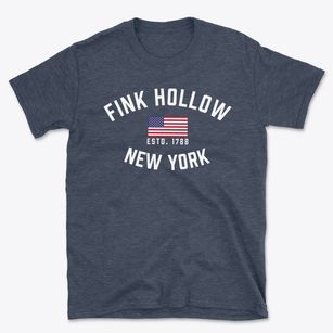 Fink Hollow New York Patriot Basic T-Shirt