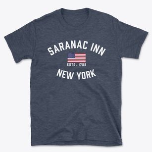 Saranac Inn New York Patriot Basic T-Shirt