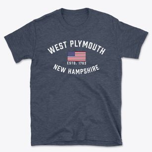 West Plymouth New Hampshire Patriot Basic T-Shirt