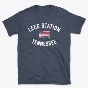 Lees Station Tennessee Patriot Basic T-Shirt